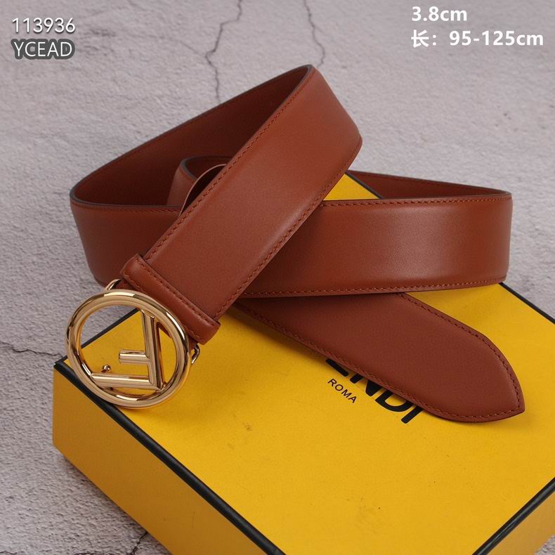 Fendi Belt 38mmX95-125cm 8L02